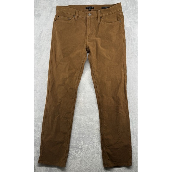 Banana Republic Traveler Brown Pants Slim Fit 5-Pocket Stretch Men's 33x32 - Picture 1 of 7